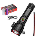 Multi-functional Rechargeable High Power LED Flashlight with Emergency Hammer