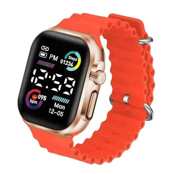 Silicon Strap Digital Display watch